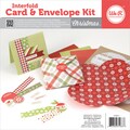 Interfold Card & Envelope Pads-Christmas