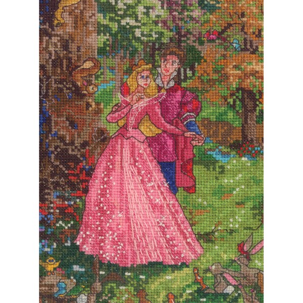 Disney Dreams Collection By Thomas Kinkade Sleeping Beauty-7X5in 16 Count