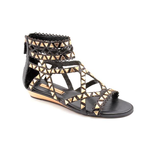 bcbg metallic sandals