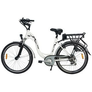 Yukon Trails Xplorer Women's Step Thru Urban Street Electric Bike (26-inch)-Image