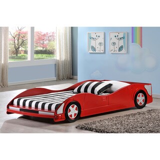 Red Race Car Twin Bed