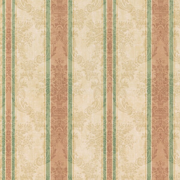 Peach Damask Stripe Wallpaper 15478402 Shopping Top Rated Brewster Wallpaper