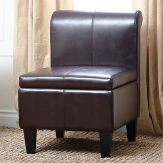 Abbyson Living Frankfurt Flip Top Storage Ottoman Chair