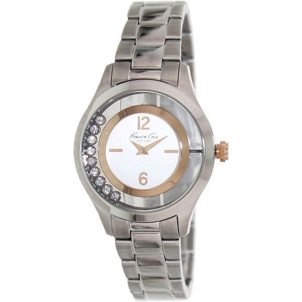 Kenneth Cole Women's Stainless Steel Crystal-accented Watch