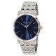 Kenneth Cole Men's Silvertone/ Blue Stainless Steel Watch 