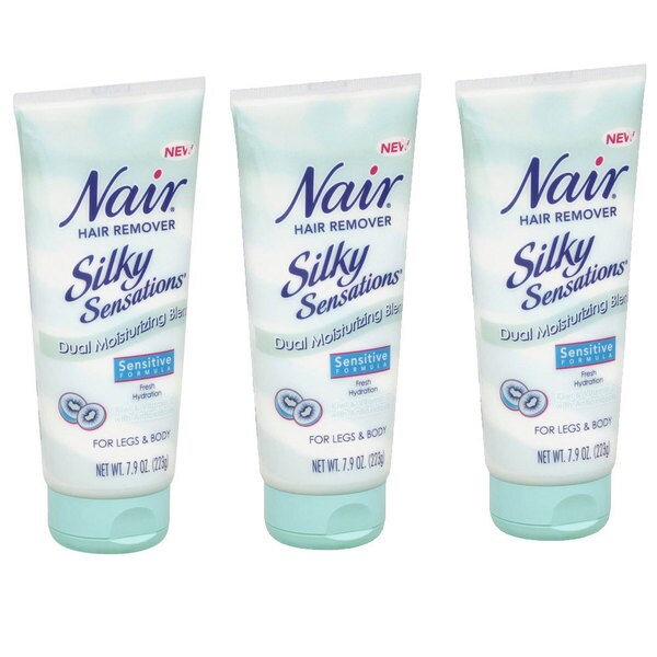 Nair Silky Sensations Sensitive Formula 7.9-ounce Hair Remover (Pack of 3)