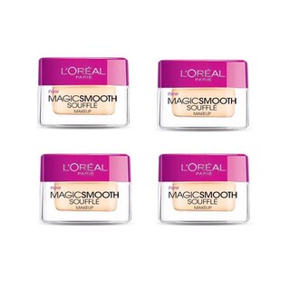 L'Oreal MagicSmooth Souffle Buff Beige 524 Foundation (Pack of 4)