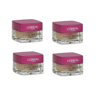 L'Oreal MagicSmooth Souffle Creamy Natural 520 Foundation (Pack of 4)