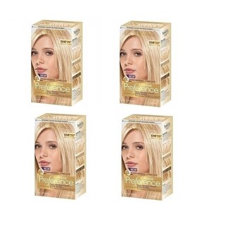 L'Oreal Superior Preference 'Whispersoft Blonde 10WB' Cooler Hair Color (Pack of 4)