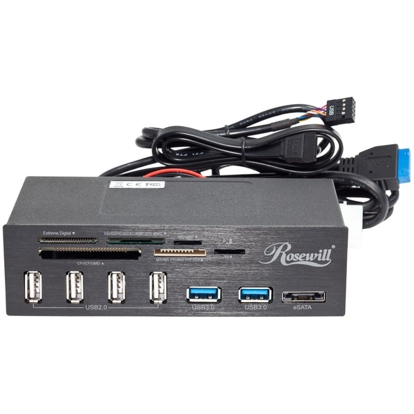Rosewill RDCR-11004 5.25" Internal Card Reader w/ USB3.0 Connector