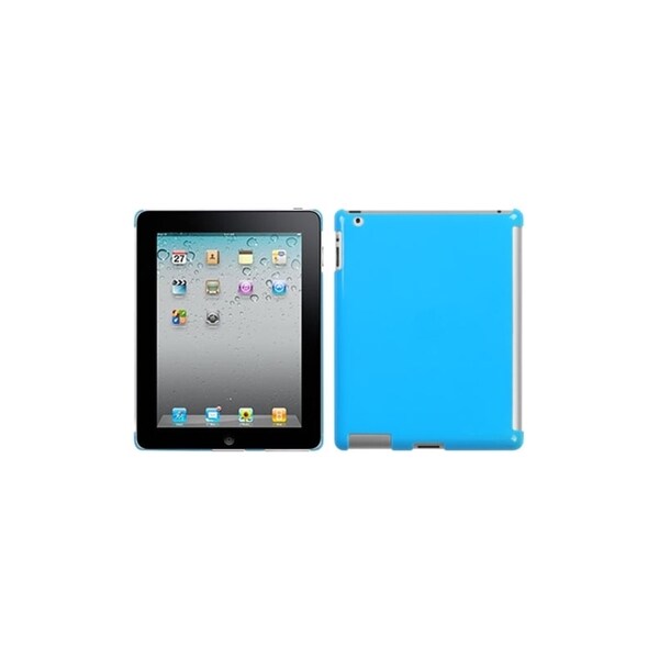 INSTEN Natural Turquoise SmartSlim Back Tablet Case Cover for Apple iPad 1/ 2/ 4