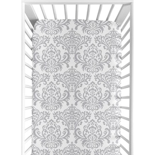 Sweet JoJo Designs Elizabeth Fitted Crib Sheet-Image