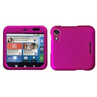 INSTEN Titanium Hot Pink Phone Case Cover for Motorola MB511 Flipout