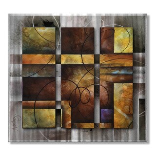 [1] Michael Lang 'Rendered' Metal Wall Art