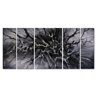 Michael Lang 'Synapse' 5-piece Metal Wall Art
