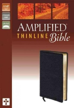 The Amplified Bible: Black, Bonded Leather, Thinline Bible (Paperback)