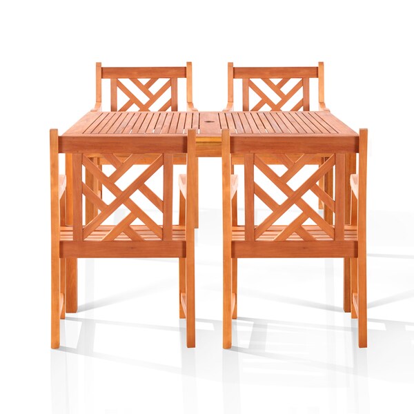 Verndale 5-piece Oil Rubbed Outdoor Dining Set
