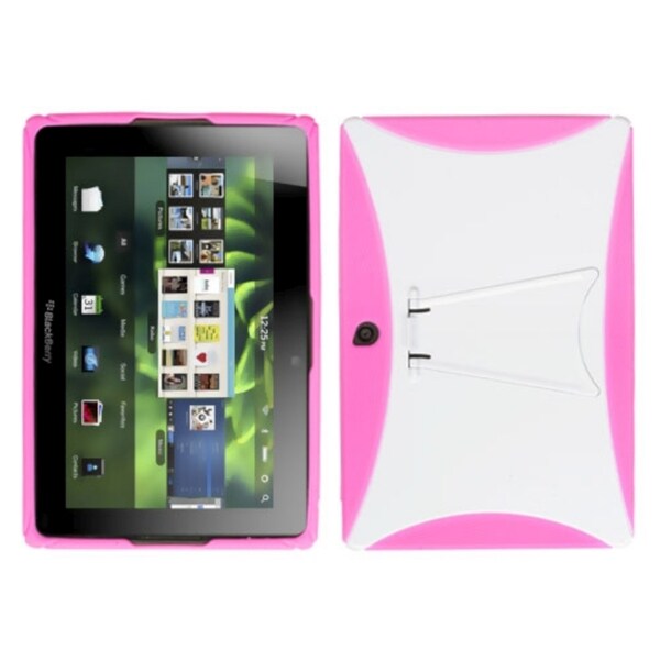 INSTEN Gummy Phone Case Cover with Stand for RIM Blackberry Playbook Tablet