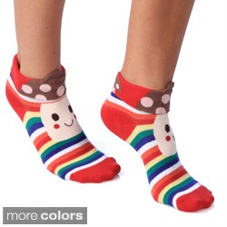 Women's 'Happy with a Hat Trick' 3D Anklet Socks-Image