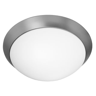 Access Cobalt 1-light Brushed Steel Flush-Mount