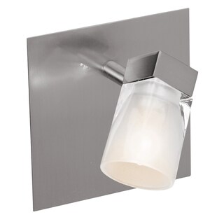 Access Ryan 1-light Brushed Steel Wall Fixture