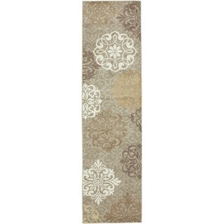 American Rug Craftsmen Madison Open Vista Dark Beige Rug (2'1 x 7'10)