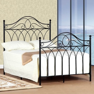 Full-size Black Headboard and Footboard Set