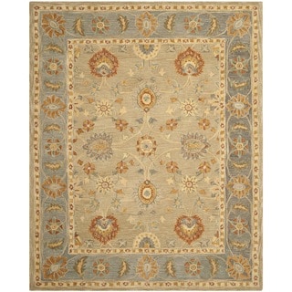 Best Shopping Safavieh Hand-made Anatolia Taupe/ Grey Wool Rug (9' x 12')