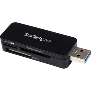 StarTech.com USB 3.0 External Flash Multi Media Memory Card Reader - 