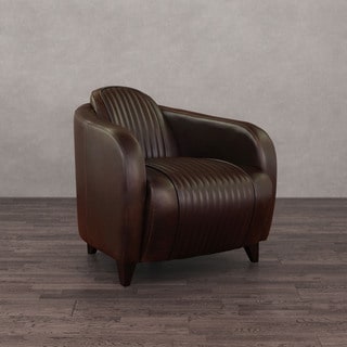Great Prices Jupiter Vintage Tobacco Leather Chair