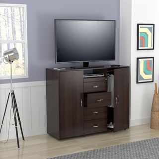 Inval Contemporary Armoire Media Chest