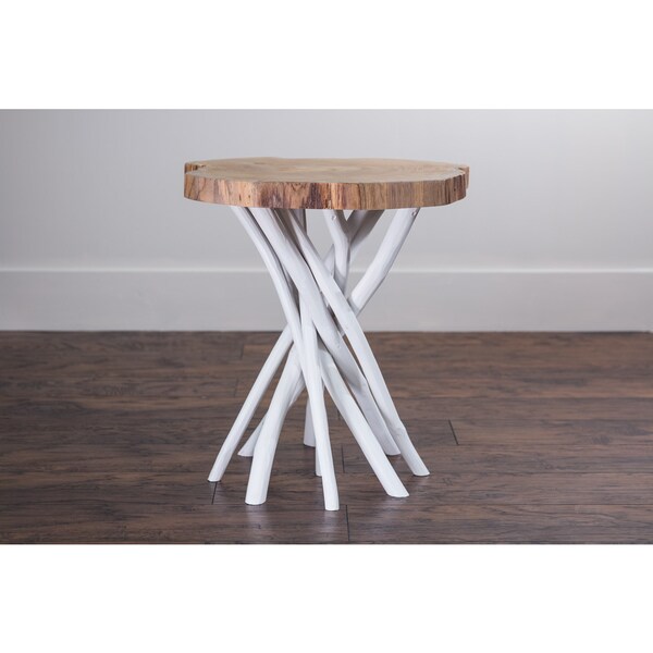 Decorative Rustic Liberte Round Side Table 15511845