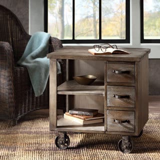 Low Price Renate CIRQUE Accent Table on Wheels