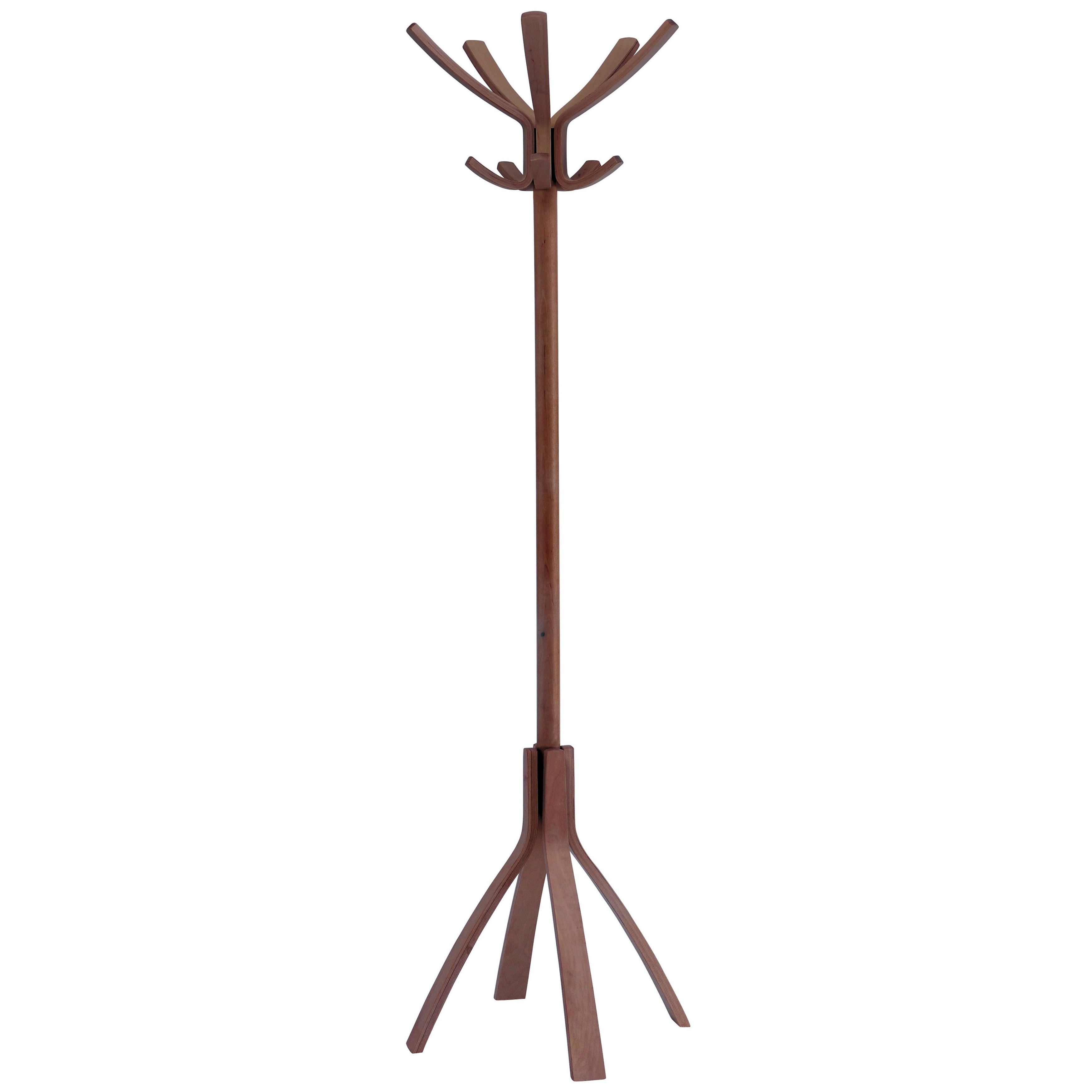 Cafe Modern Wooden Rotating 10 Peg Coat Rack Overstock Shopping The