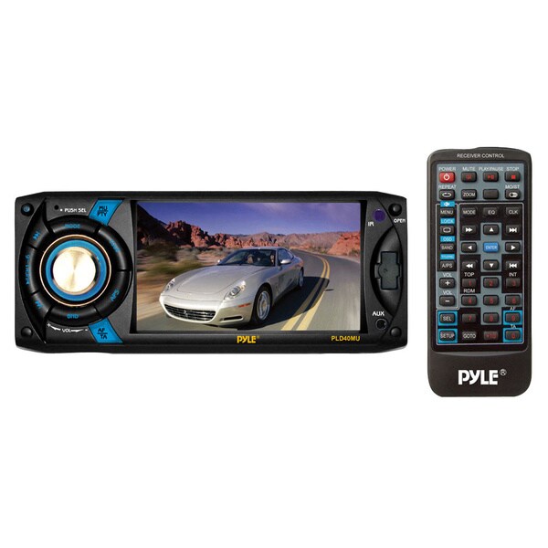 Pyle PLD40MU Car DVD Player - 4.3" Touchscreen LCD - 68 W RMS - Singl