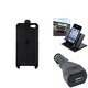 INSTEN Car Charger/ Dashboard Holder/ Holster Phone Case for Apple iPhone 5/ 5C/ 5S/ SE
