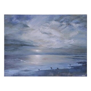 Buy Online Mia Archer 'Ocean Song' Hand-painted Canvas Art