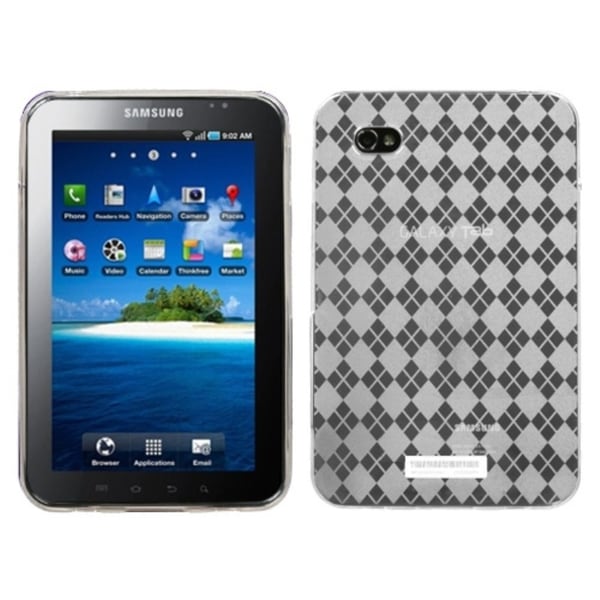 INSTEN Clear Argyle Candy Skin Tablet Case Cover for Samsung Galaxy Tab P1000