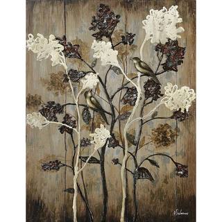 Olivia 'On a Perch' Hand-painted Canvas Art