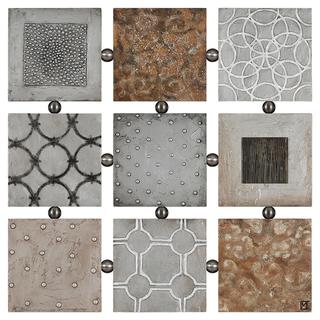 Sale Price Manuela Jarry 'Connect the Dots III' Metal Art