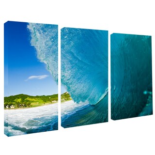 Nicola Lugo 'Surf Photography' Canvas Surf Art 3-piece Set