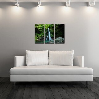 Chris Doherty 'Waterfall' Acrylic Art 3-piece Set