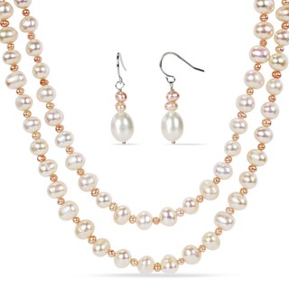 freshwater pink pearls
