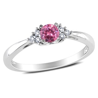 two tone pink diamond wedding ring