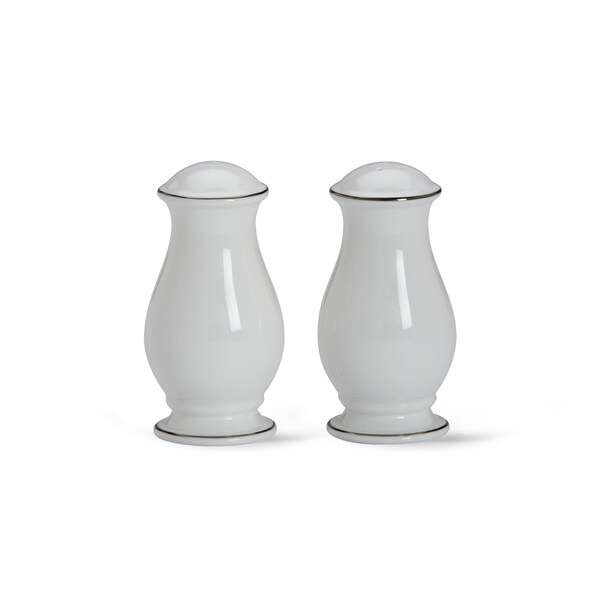 Lenox Continental Dining Platinum Salt and Pepper Shakers Set