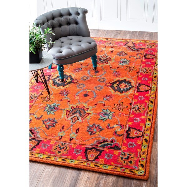 nuLOOM Handmade Overdyed Traditional Wool Rug (4' x 6') 15523980 Shopping