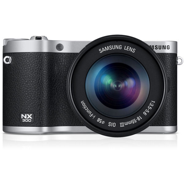 Samsung NX300 20.3MP Black Mirrorless Digital Camera with 18-55mm f3.5-5.6 OIS Lens