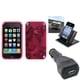INSTEN Car Charger/ Dashboard Holder/ Phone Case Cover for Apple iPhone 3G/ 3GS