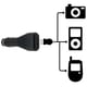INSTEN Car Charger/ Dashboard Holder/ Phone Case Cover for Apple iPhone 3G/ 3GS