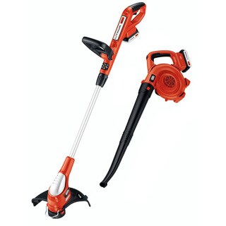 Black & Decker 2 Tools 20-Volt Lithium-Ion Cordless Trimmer/Edger/ Blower LCC220 R